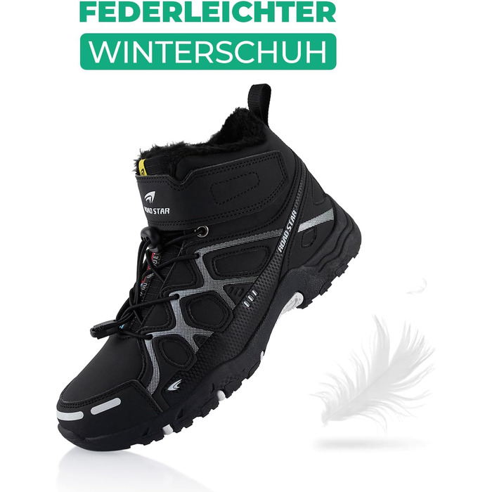 Черевики для піших прогулянок для жінок та чоловіків, теплі, зимові, сіро-білі (43 EU, чорний/білий)