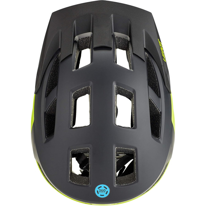 Велошолом Leatt 1018450112 чорний/лайм, розмір L, MTB