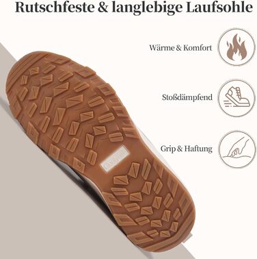 Жіночі зимові черевики, зимові чоботи, утеплені снігоступи, Outdoor, трекінг, похідні черевики, бежевий, 38 EU