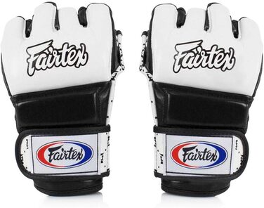 MMA рукавички Fairtex FGV17, біло-чорні, розмір L