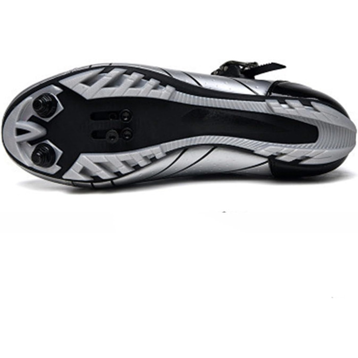 Велосипедні черевики для жінок та чоловіків, MTB, Mountainbike, кросівки, дихаючі, Outdoor, велосипедні, Spin, MTB черевики (44 EU, Срібний)
