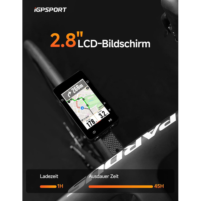 Велокомп'ютер iGPSPORT iGS630S GPS, 2.8