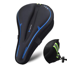 Покриття на сидіння велосипеда, гелевий чохол для сидіння, водонепроникний, для гірського велосипеда, велотренажера, спінінгу (блакитний)