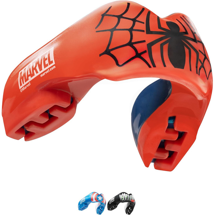 Спортивна капа Marvel Spider-Man для брекетів, універсальна, для контактних видів спорту: регбі, MMA, єдиноборства, кікбоксинг, дзюдо, хокей, бокс