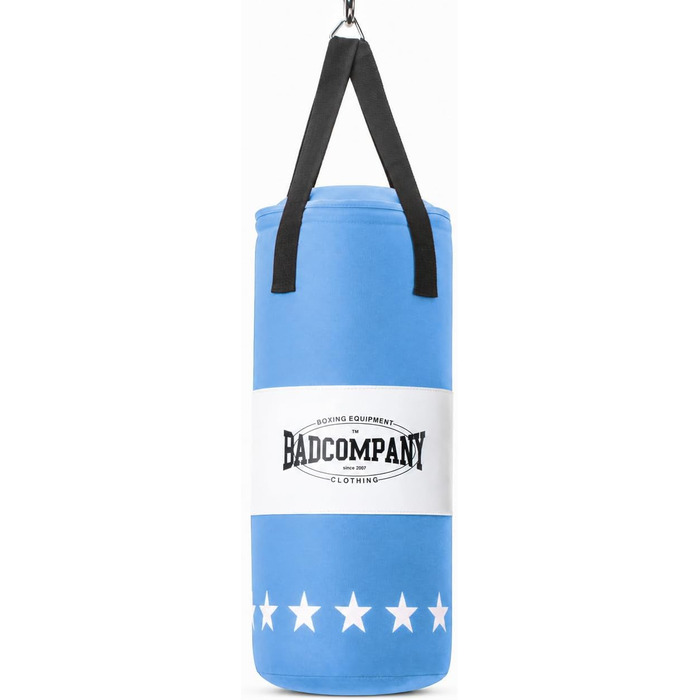 Дитячий боксерський набір Bad Company: боксерська груша 55x25 см + рукавички 8oz (синій)