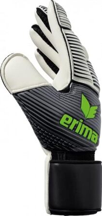 Воротарські рукавички Erima Skinator Hybrid Match 11 чорні/білі/зелені, футбольні, преміум-якість