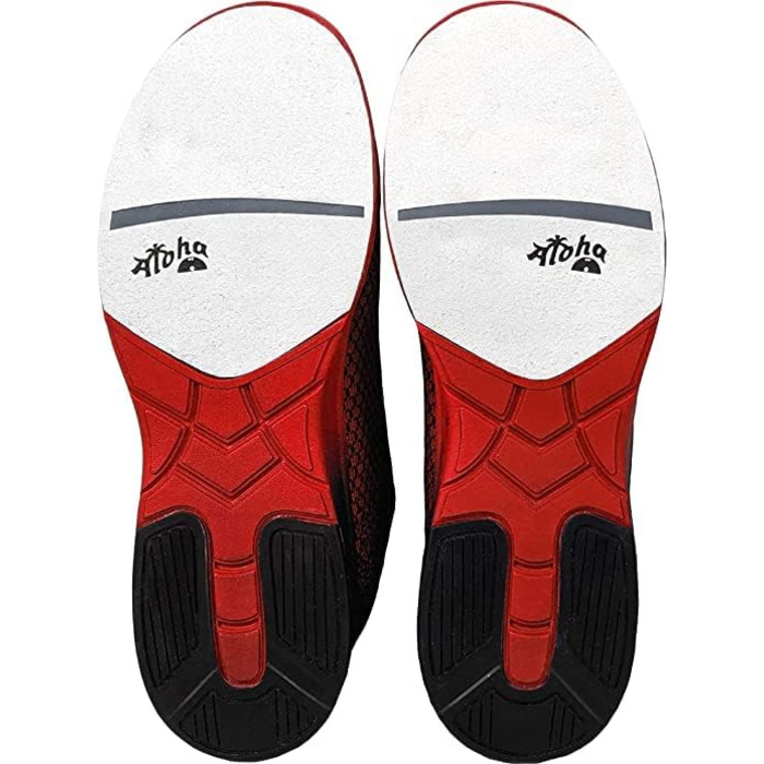 Жіночі та чоловічі боулінг-шоу Aloha HexaGo – універсальні для правші та лівші, 39 EU, червоно-чорні