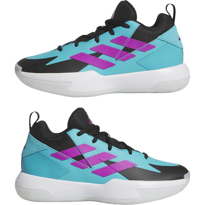 Кросівки баскетбольні adidas Cross 'Em Up Select Unisex, 40 EU, Lucid Cyan/Core Black/Purple Burst