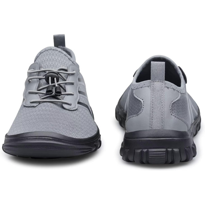 Чоловічі та жіночі аквашузи для плавання та відпочинку на пляжі. Швидковисихаючі, унісекс, розмір 45 EU, темно-сірий