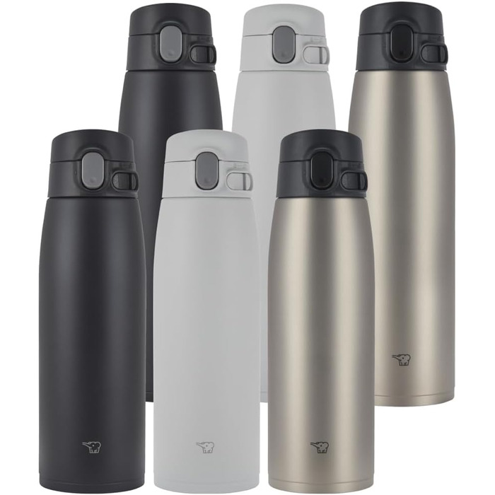 Термос Zojirushi SM-VA72-TM, 720 мл, нержавійка, One-Touch, блідо-коричневий