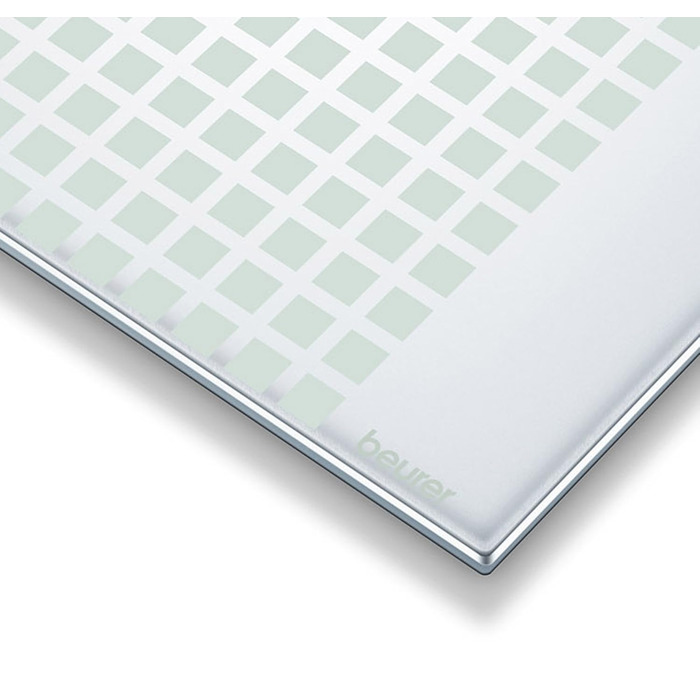 Ваги скляні Beurer GS 206 Squares, сірі, електронні