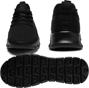 Чоловічі кросівки Damyuan: спортивні, для бігу, туризму, тенісу та фітнесу, розмір 43 EU, чорний колір