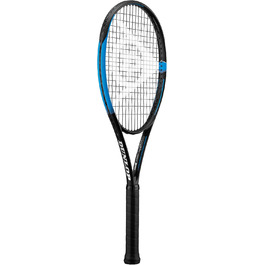 Тенісна ракетка Dunlop FX 500 LS 285г, турнірна, чорна-синя, без струн