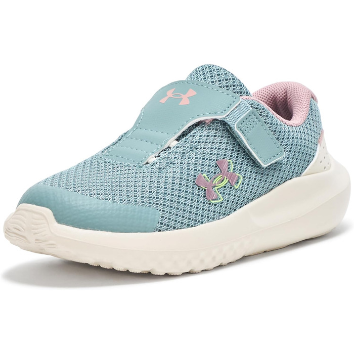 Кросівки для хлопчиків Under Armour Binf Surge 4 AC, 16.0 см, колір Serpentine Stone Turmalin Metallic Pink