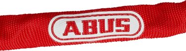 Ланцюговий замок ABUS Steel-O-Chain 4804C зі спеціальної сталі, кодовий, рівень безпеки 3 (Червоний, 75 см)