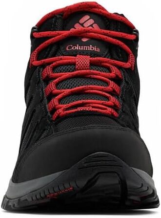 Чоловічі трекінгові черевики Columbia Redmond III Mid Waterproof (40.5 EU, Black Mountain Red)