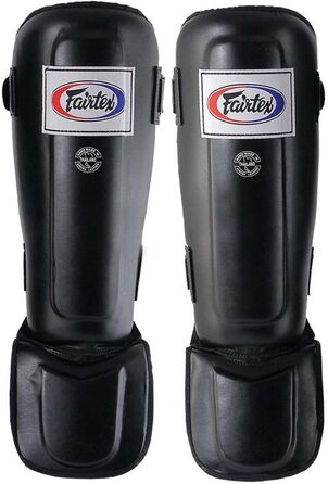Захист гомілки Fairtex SP3 чорний, щитки для MMA XL