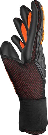Воротарські рукавички Reusch Attrakt Infinity Airvent, чорні-оранжеві, розмір 8.5, унісекс, для дорослих
