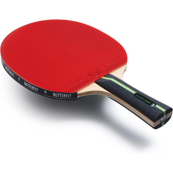 Професійна ракетка для настільного тенісу Butterfly Ovtcharov Expert з ITTF-сертифікатом, липка поверхня, максимальний оберт для змагань