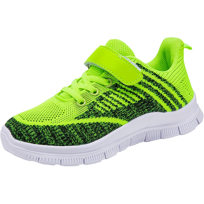 Дитячі спортивні кросівки для залу та фітнесу, зелені, розмір 40 EU, на липучці