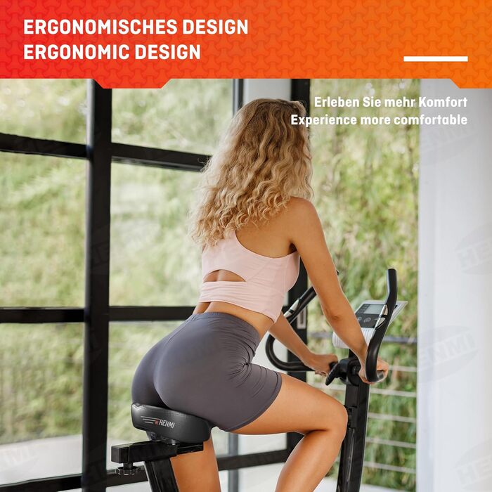 HENMI Велосипедне сідло з підвіскою, ергономічне, чорне, універсальне (Citybike, MTB, тренажер)