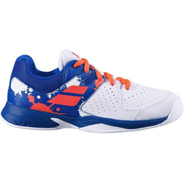 Тенісні кросівки Babolat Pulsion Indoor Jr - білі та сині, 36 EU