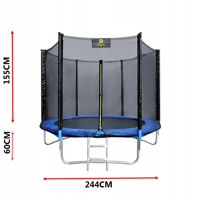 Дитячий садовий батут RIPPEY 8FT (244 см)