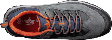 Кросівки Lico Milan Low для бігу та повсякденного носіння, унісекс, 45 EU, сіро-помаранчеві