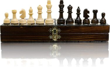 Дорожній шаховий набір Master Of Chess з берези та бука, шахова дошка 27x27 см з фігурами, портативний набір для дітей і дорослих, якісне шкільне шахове поле