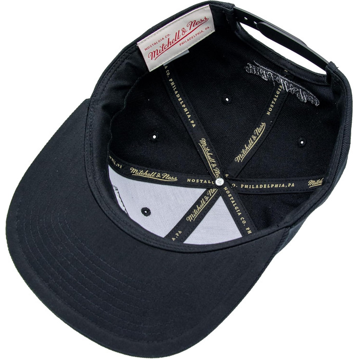 Кепка Mitchell & Ness 2 Tone Box Logo Snapback чорно-біла, універсальний розмір