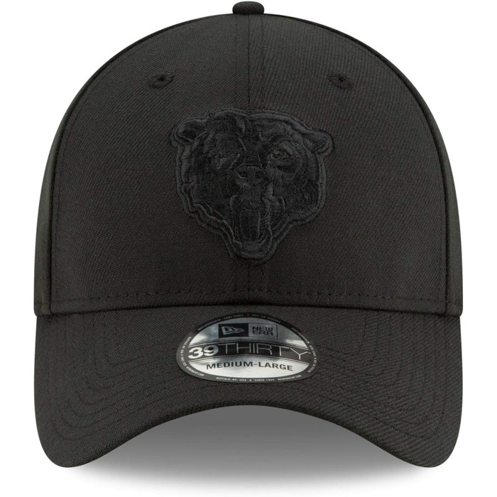 Кепка New Era 39Thirty Stretch-Fit з логотипами всіх команд НФЛ, розмір S-XL (M-L, Chicago Bears)