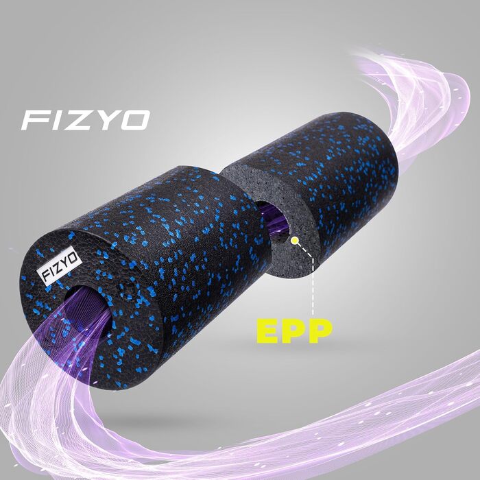 Фоам-ролер Fizyo для спини та хребта 45x15 см, EPP, середньої жорсткості, з чохлом