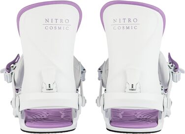 Жіночі сноубордичні кріплення Nitro Cosmic, біло-лавандові, розмір S/M
