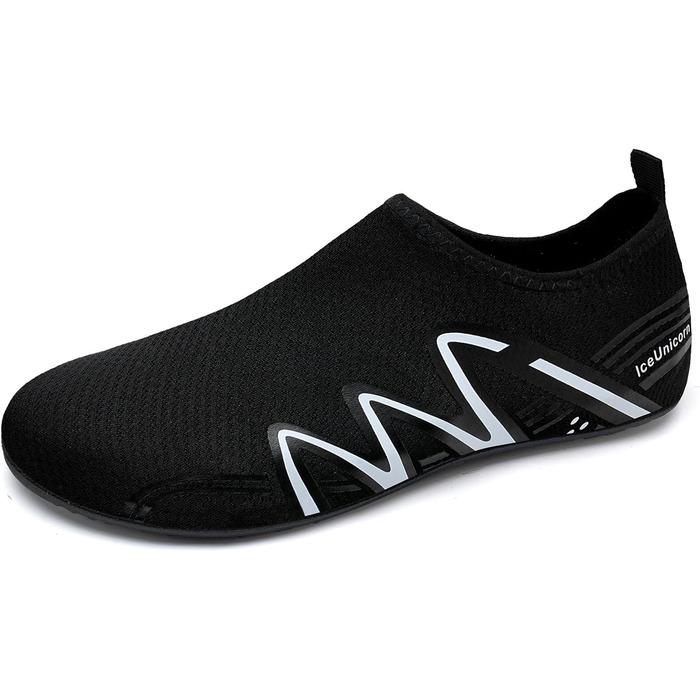 Чоботи для плавання IceUnicorn: зручні аквашузи для жінок та чоловіків, розмір 38/39 EU, колір чорний