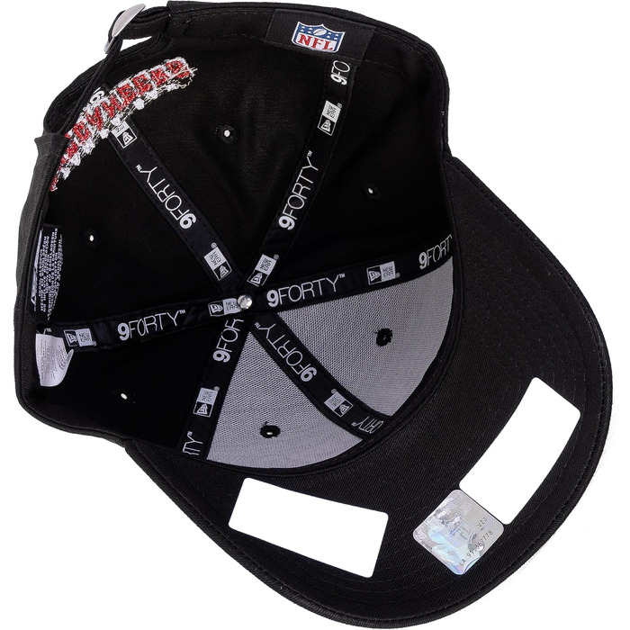 Кепка New Era 9Forty NFL Tampa Bay Buccaneers чорна, універсальний розмір