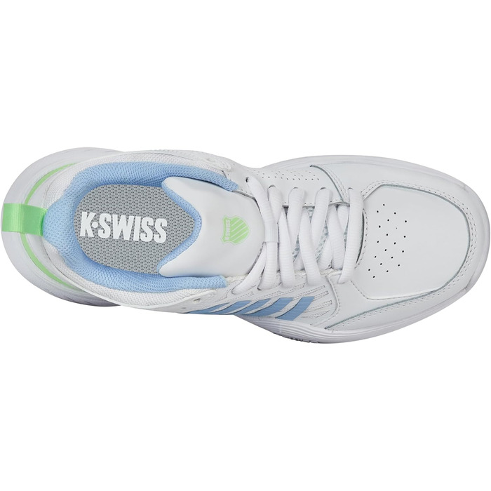 Жіночі тенісні кросівки K-Swiss Court Express 2, 39 EU, білий/Dutch Canal Green