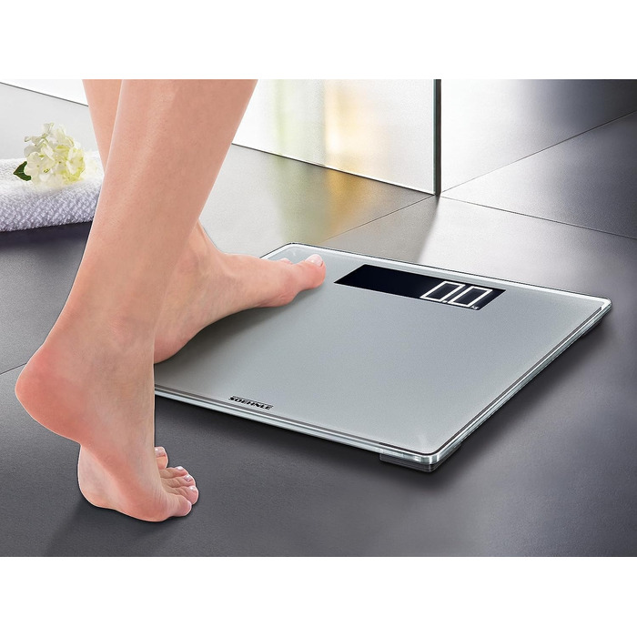 Електронна вага Soehnle Style Sense Comfort 600 для людей, LCD-дисплей, до 200 кг, безпечна платформа