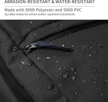 Універсальний рюкзак Unigear для лиж, сноуборду та туризму, 22 л, чорний, водонепроникний, гідратаційна система