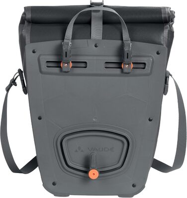 Велосумка VAUDE Aqua Back Plus 25 л, водонепроникна, для багажника, чорна, проста фіксація, Німеччина