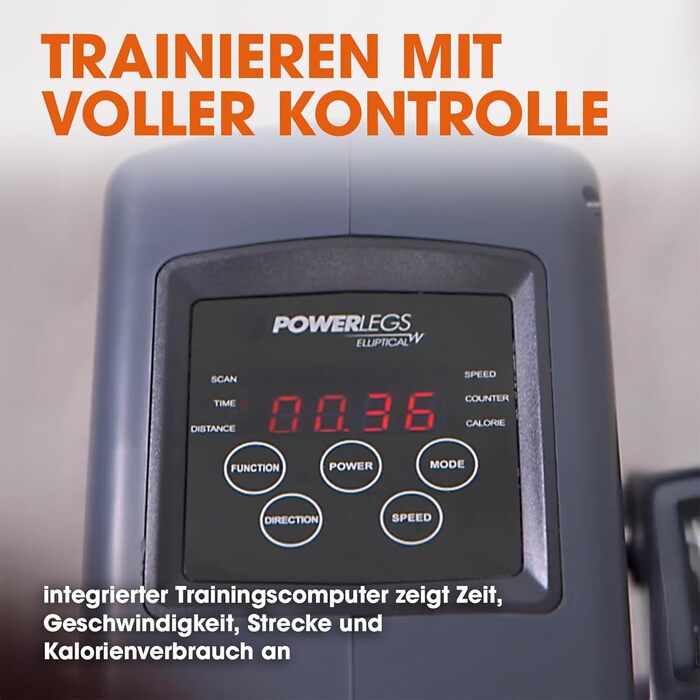 Електричний еліптичний тренажер Vibro Legs для дому - кардіо тренажер для ніг, що покращує кровообіг та фітнес, тихий