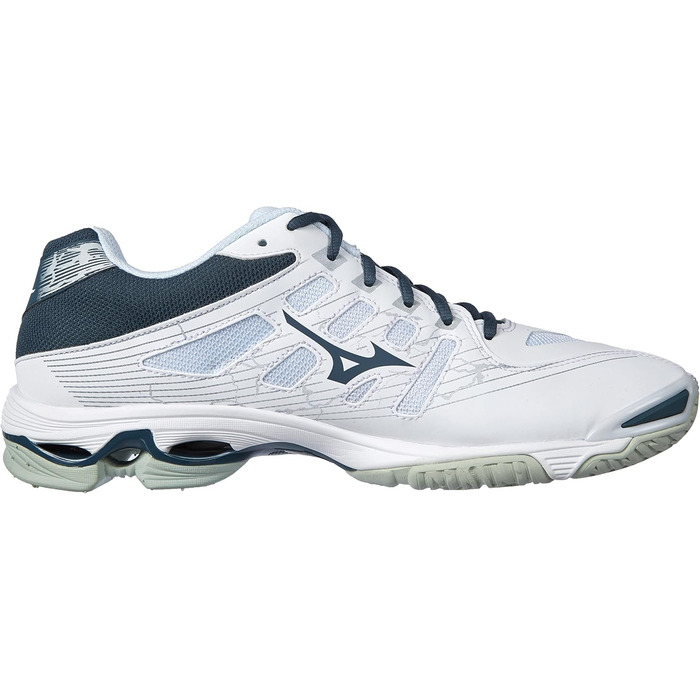 Волейбольне взуття Mizuno Wave Voltage Unisex чорно-біле (37 EU)