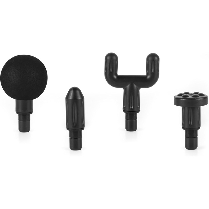 Масажний пістолет Salter Mini EE7427, 4 насадки, LCD, 6 швидкостей, акумуляторний, USB, глибокий масаж, білий