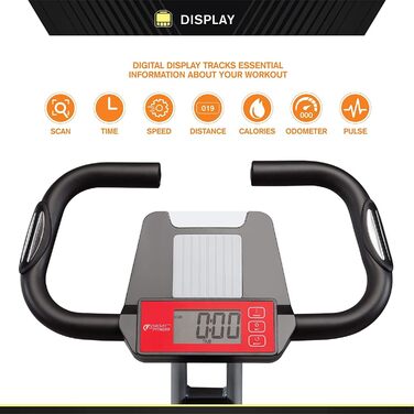 Складаний велотренажер Circuit Fitness 150 для дому, компактний, магнітний