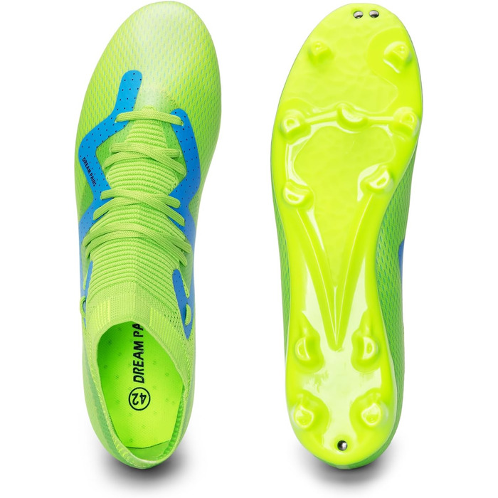 Чоловічі футбольні бутси DREAM PAIRS - професійні, для тренувань та гри на вулиці, 46 EU, неоново-зелені