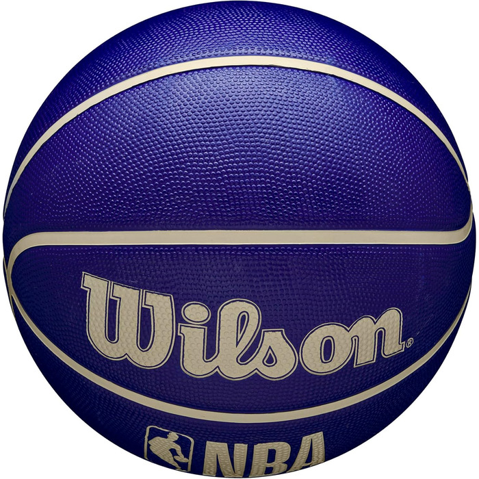 М'яч баскетбольний Wilson NBA DRV Outdoor - розміри 3, 5, 6, 7 (індиго/бежевий)