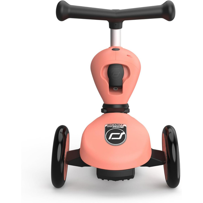 Kickboard Highway Kick 1 Scoot & Ride 2-в-1 з сидінням - персиковий колір, універсальний розмір