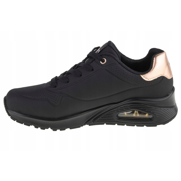 Жіночі кросівки SKECHERS UNO GOLDEN AIR, чорні, 38 EU