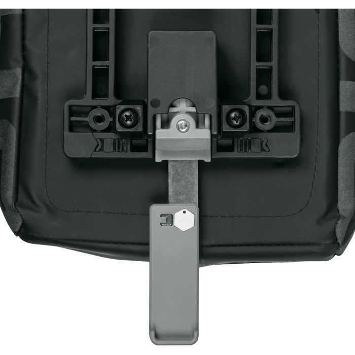 Велосипедна сумка SKS GERMANY Infinity TOPBAG на багажник, водонепроникна, знімний плечовий ремінь, MIK-сумісна, 7 л, чорна