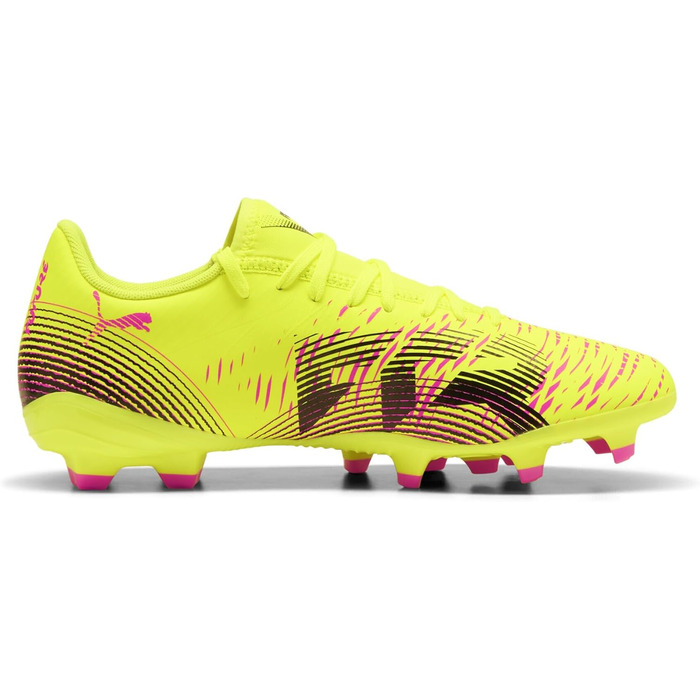 Жіночі футбольні бутси PUMA Future 8 Play Fg/Ag, 38 EU, Yellow Alert/Black/Sun Struck