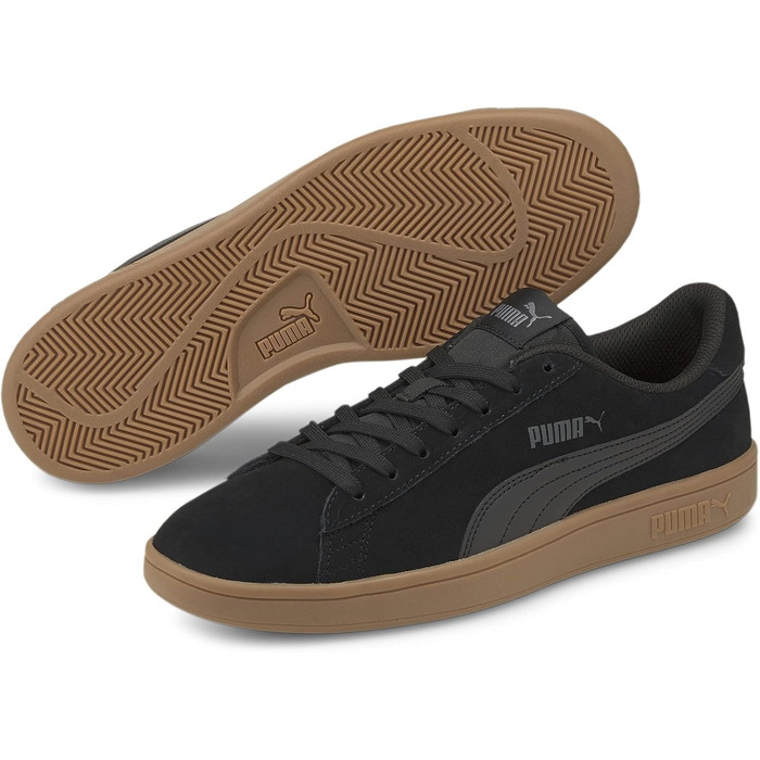 Кросівки PUMA Smash V2 унісекс, чорні (Puma Black), розмір 46 EU